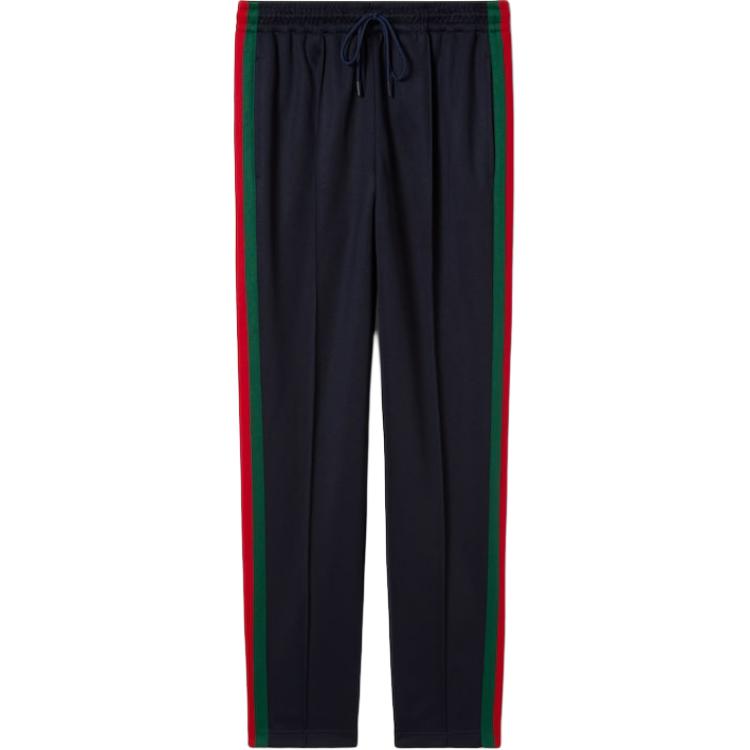 

Технический джерси спортивные штаны с сеткой GUCCI, синий