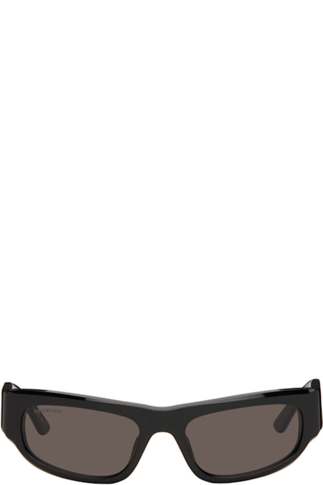 

Черные прямоугольные солнцезащитные очки Balenciaga