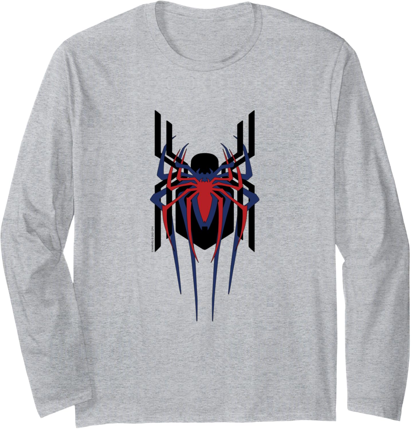 

Футболка с длинными рукавами Marvel Spider-Man: No Way Home Masked Spider-Man Trio, серая