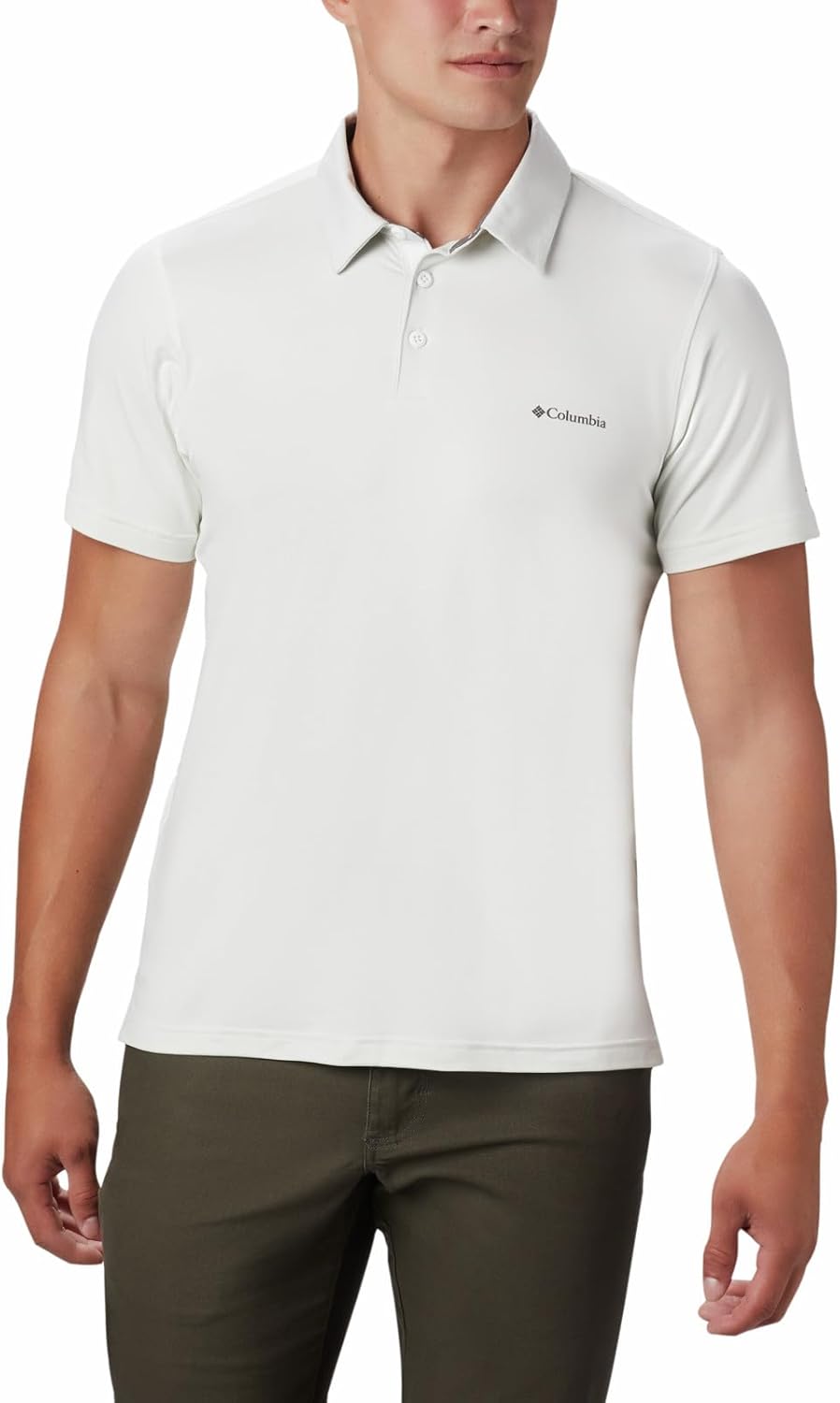 

Мужская футболка Tech Trail Polo от Columbia, White