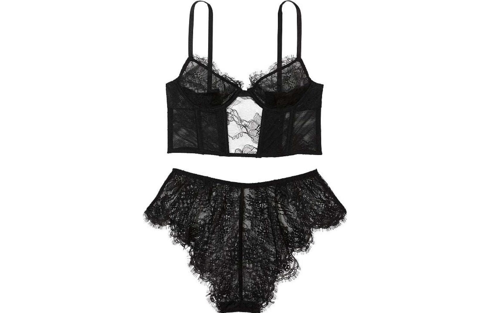 

Комплект женского нижнего белья Victoria's Secret, цвет Black