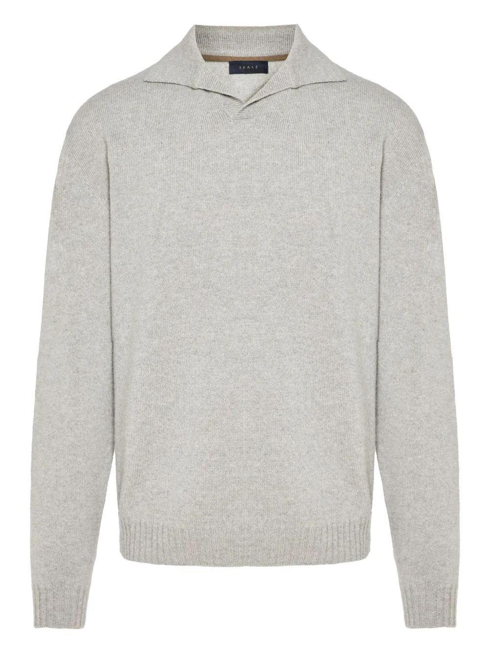 

Свитер в рубчик Sease, серый