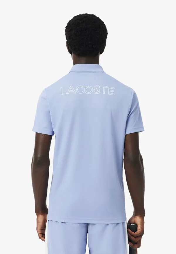 Рубашка поло Lacoste, принт, Bleu Clair-Aey