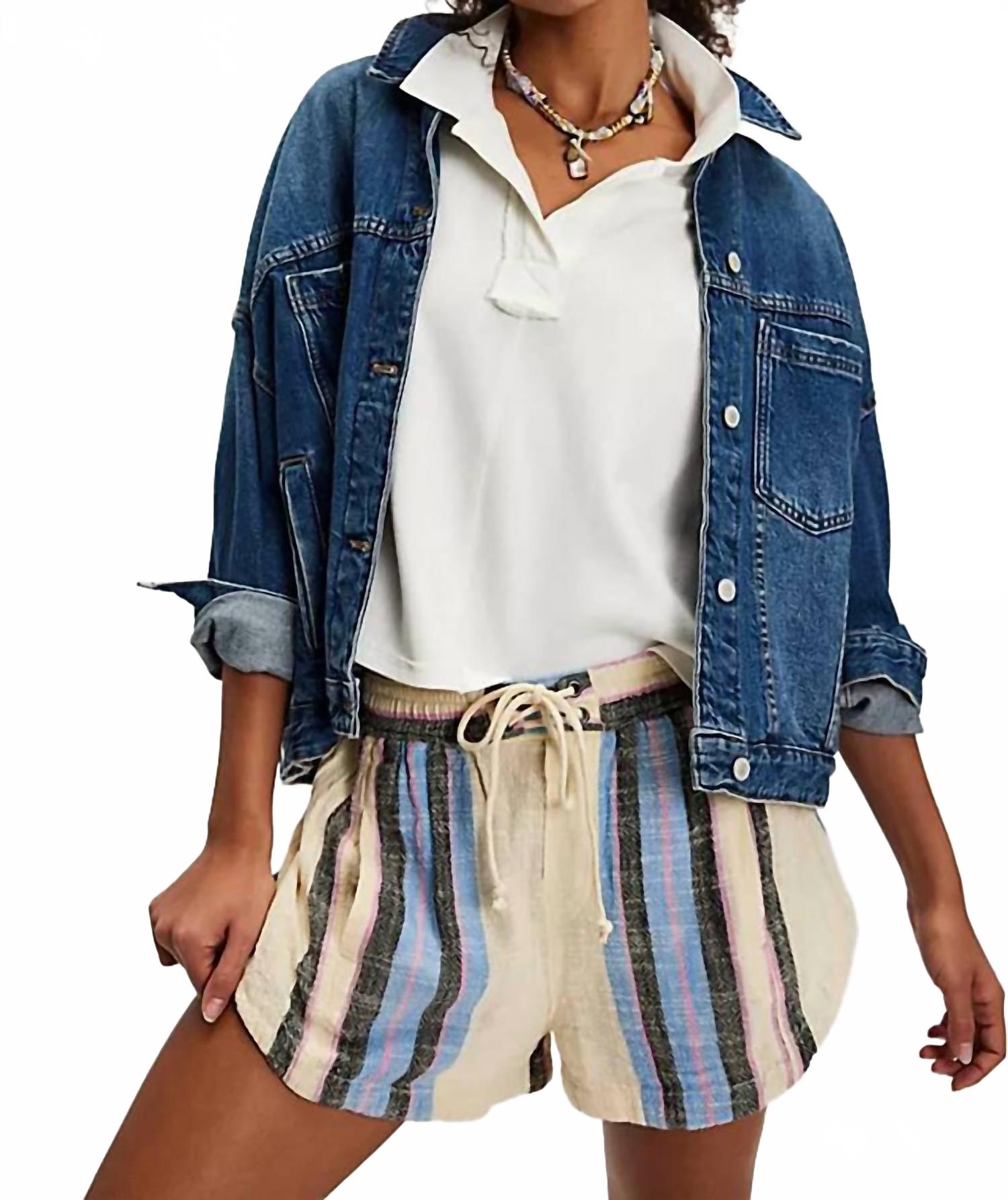 

Кали Шорты для серфинга в песочном комбинированном цвете Free People, Sand Combo