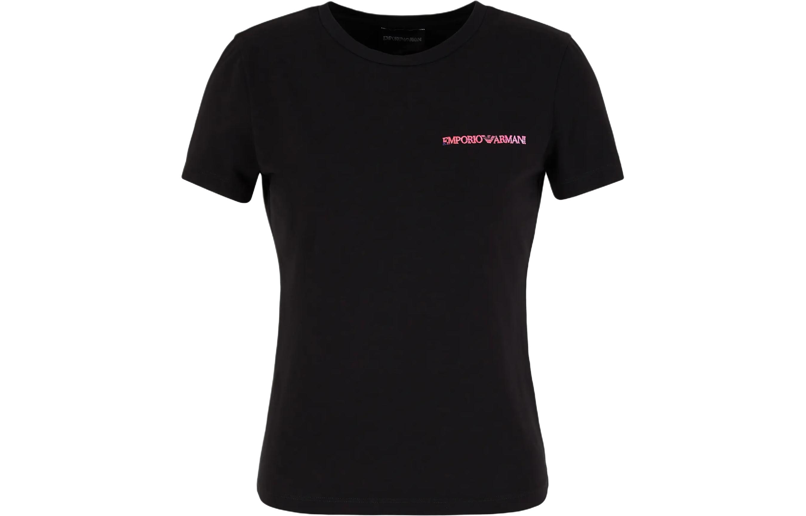Футболка SS24 Regular женская EMPORIO ARMANI белая — фото 2