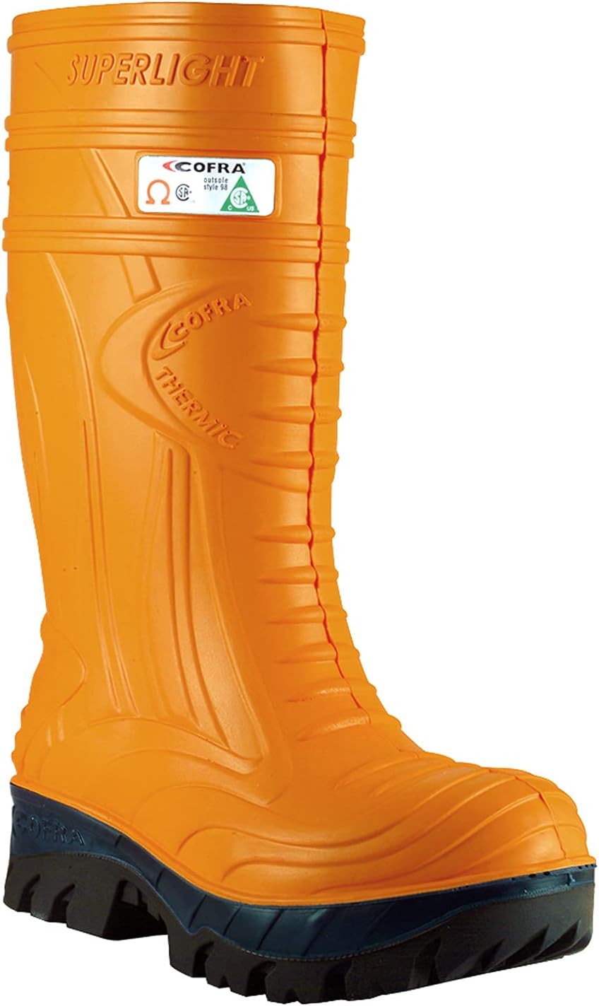 

Мужские резиновые сапоги COFRA, огнестойкие и защитные, оранжевый