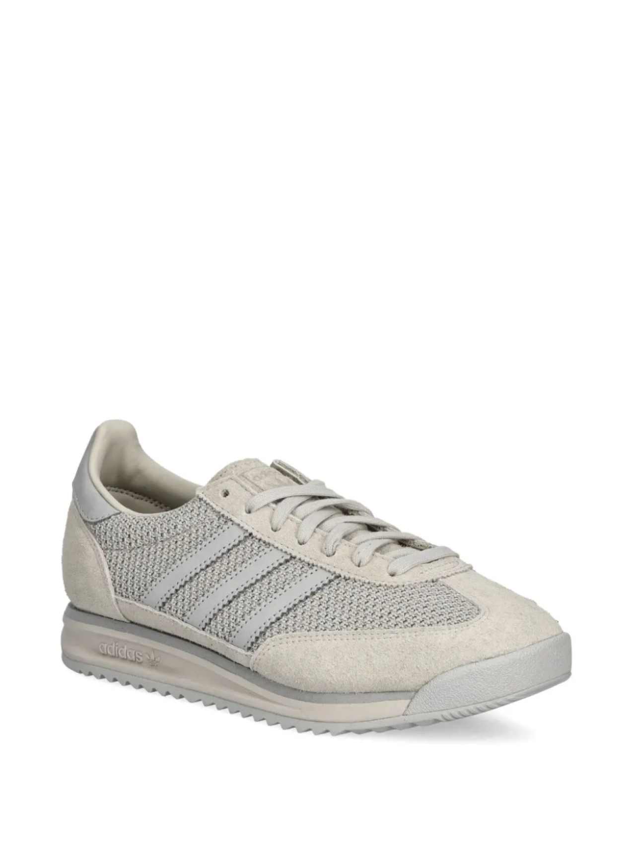 Кроссовки Adidas 3-Stripes с сеткой, серый — фото 2
