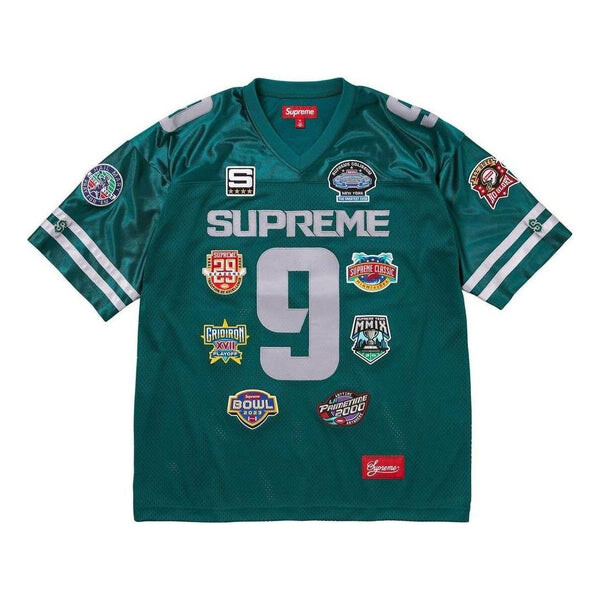 

Спортивная футболка fw23 week2 championship embroidered football jersey 'green' Supreme, зеленый