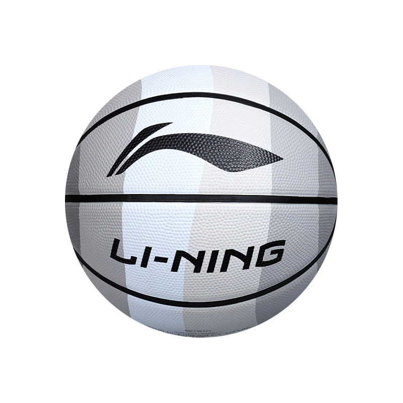 

LINING Резиновый баскетбольный мяч gray white размер 7 для тренировок и матчей unisex