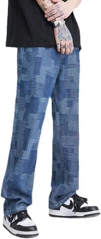 

Женские джинсы Y2K Harajuku с высокой талией и прямыми штанинами Flixxo