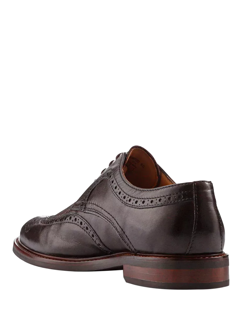 Кожаные броги Longwood Jones Bootmaker, Dark Brown — фото 3