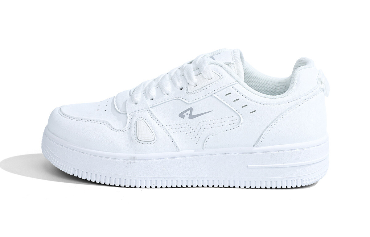 

Кроссовки RENBEN Skateboarding Shoes Women's Low-top, белый/серый
