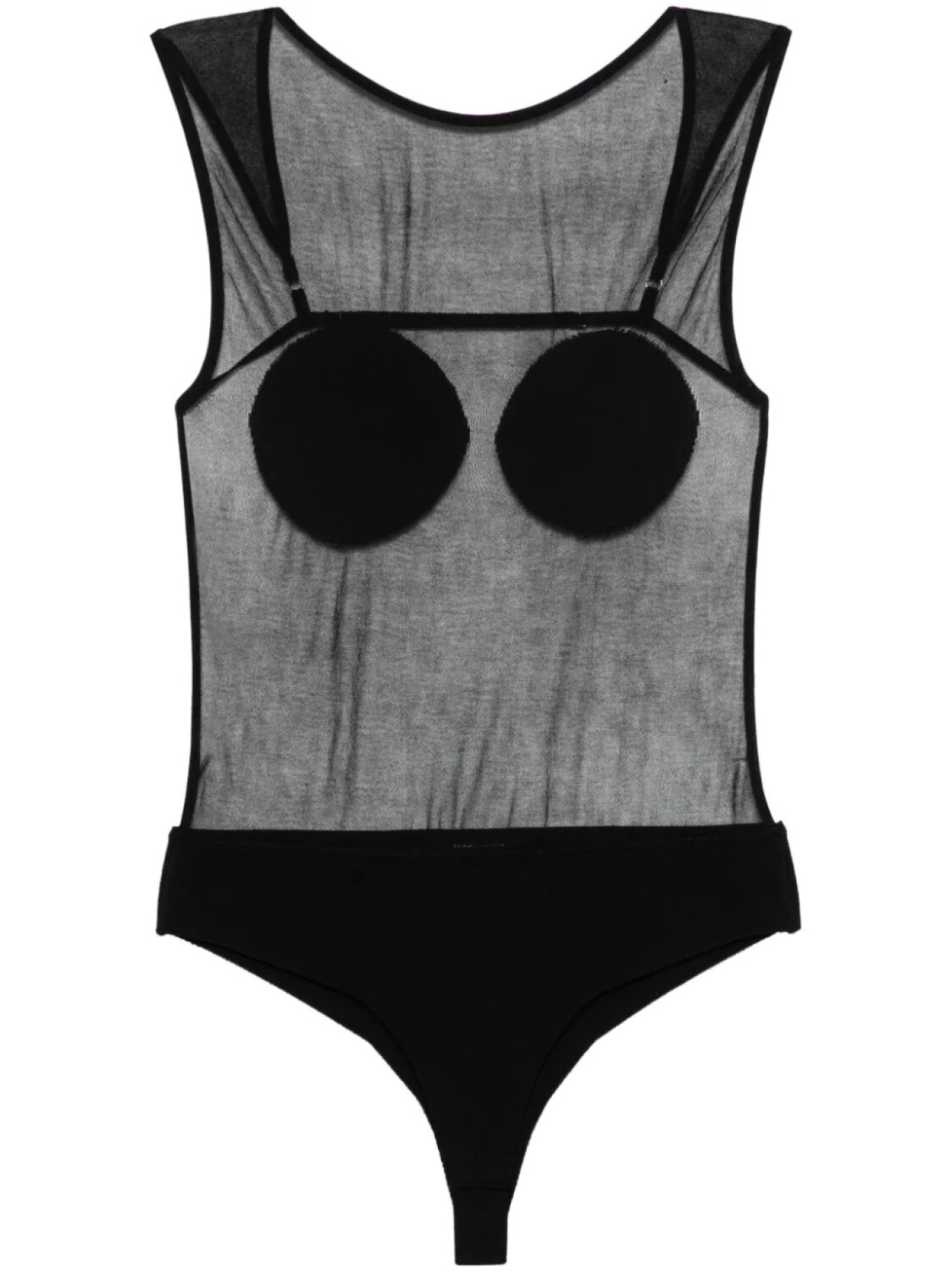 

Боди Jacquemus Le Body Platano, черный