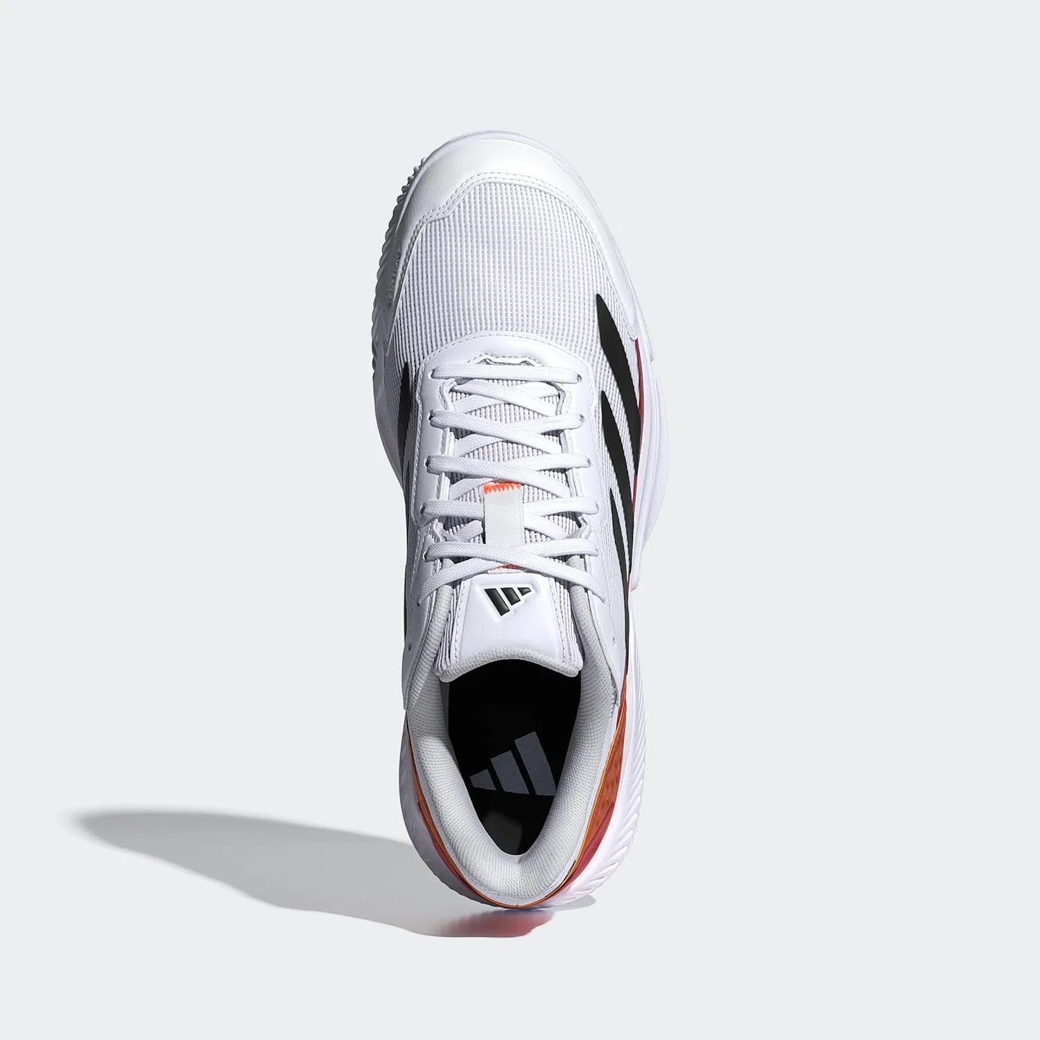 Мужские кроссовки для падела Adidas Courtquick, Ftwr White Core Black Lucid Orange — фото 4