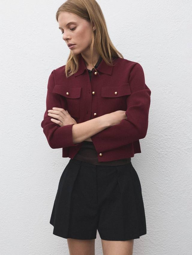 

Куртка Salmin Boxy Mango, Dark Red