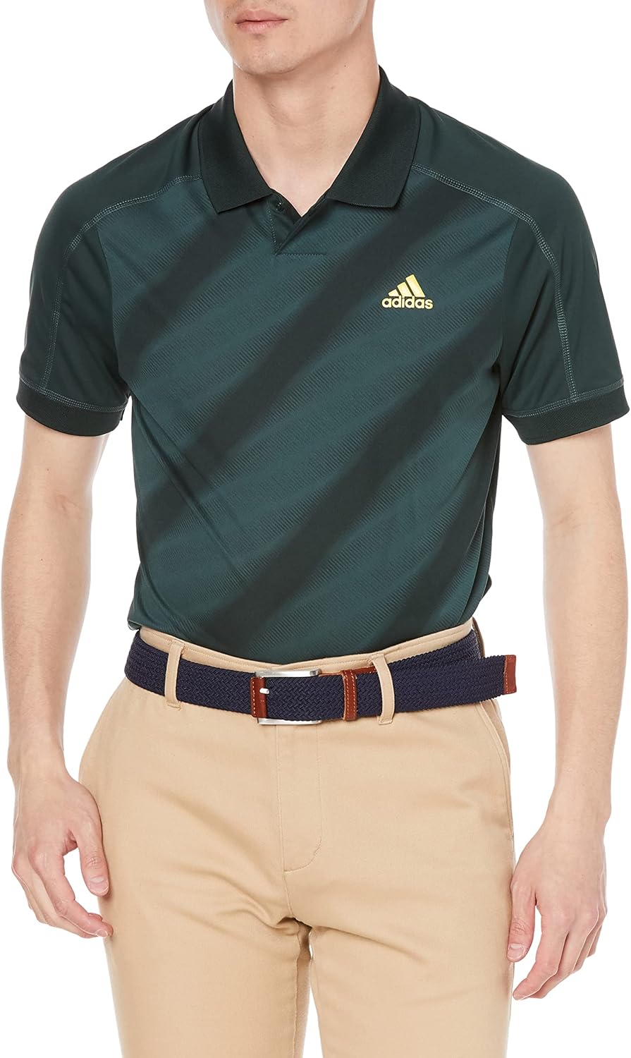 

Мужская поло-рубашка adidas Golf HEAT.RDY с градиентным принтом и коротким рукавом, цвет Shadow Green/Mineral Green, зеленый