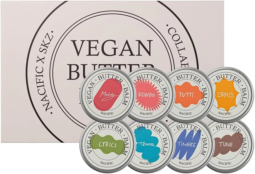 Набор бальзамов для губ Vegan Butter Balm Set Kosbeauty 8 шт по 20 мл