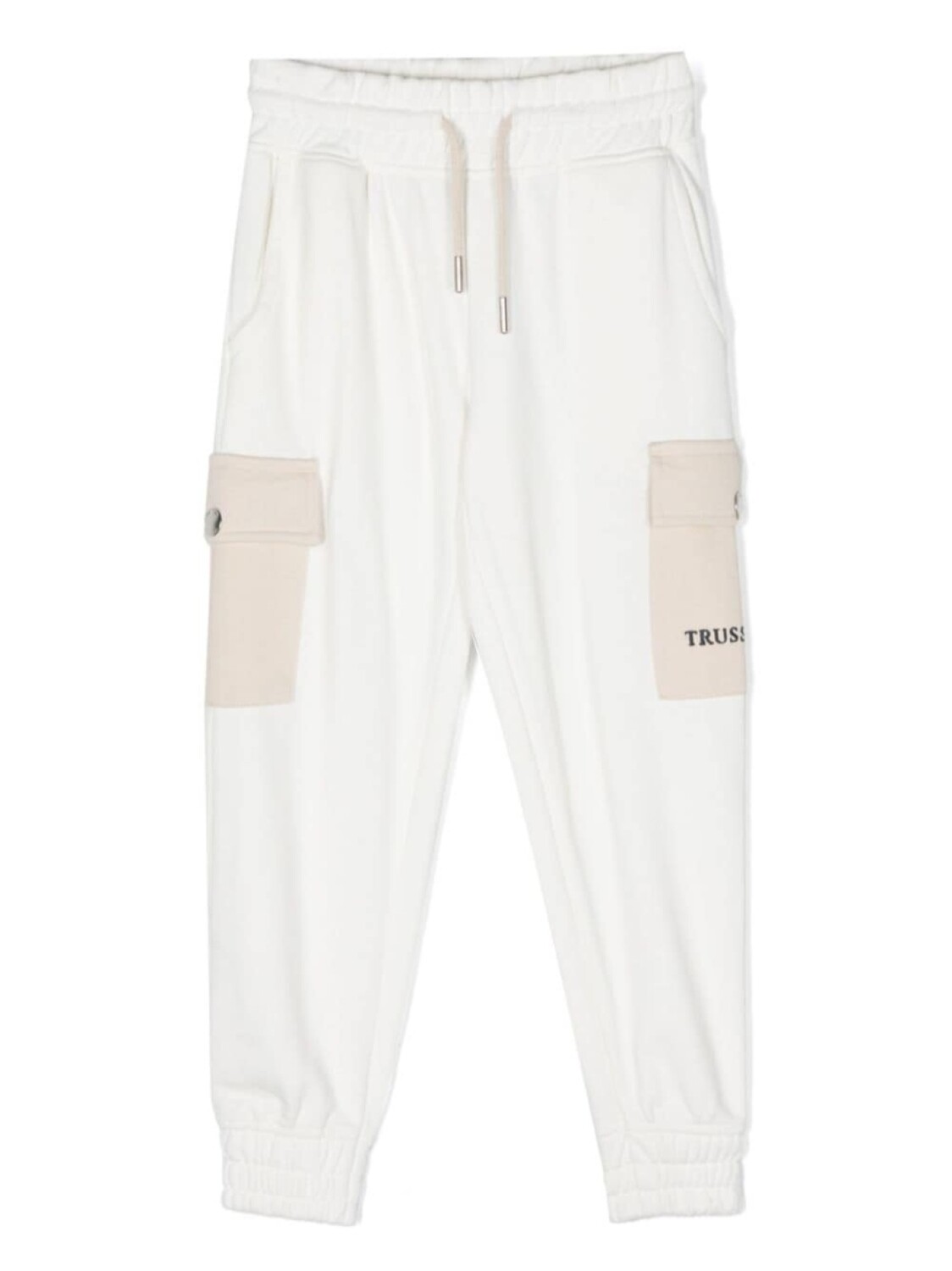 

Trussardi спортивные брюки с вышитым логотипом, белый
