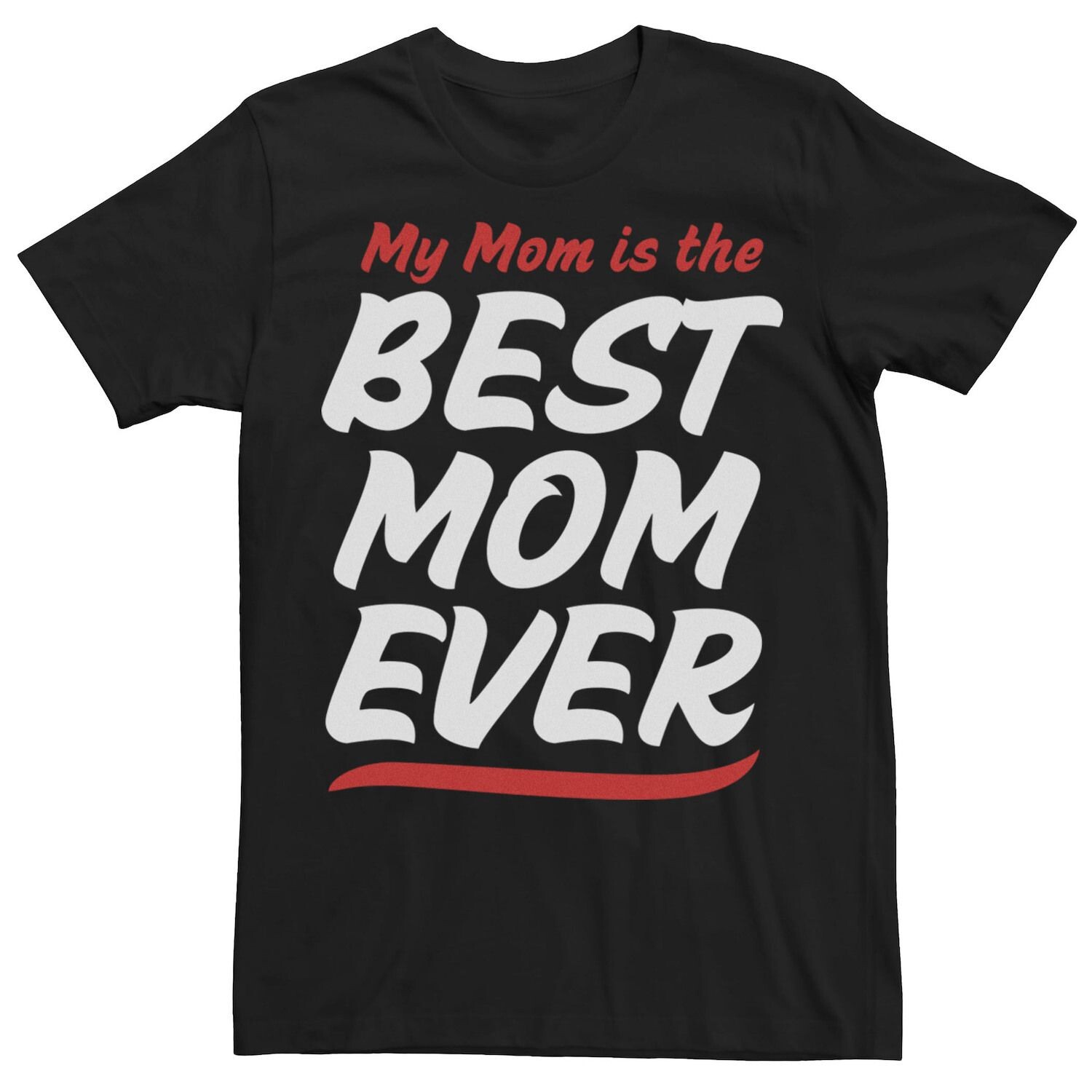 

Мужская футболка Best Mom Ever с жирным текстом ко Дню матери Licensed Character