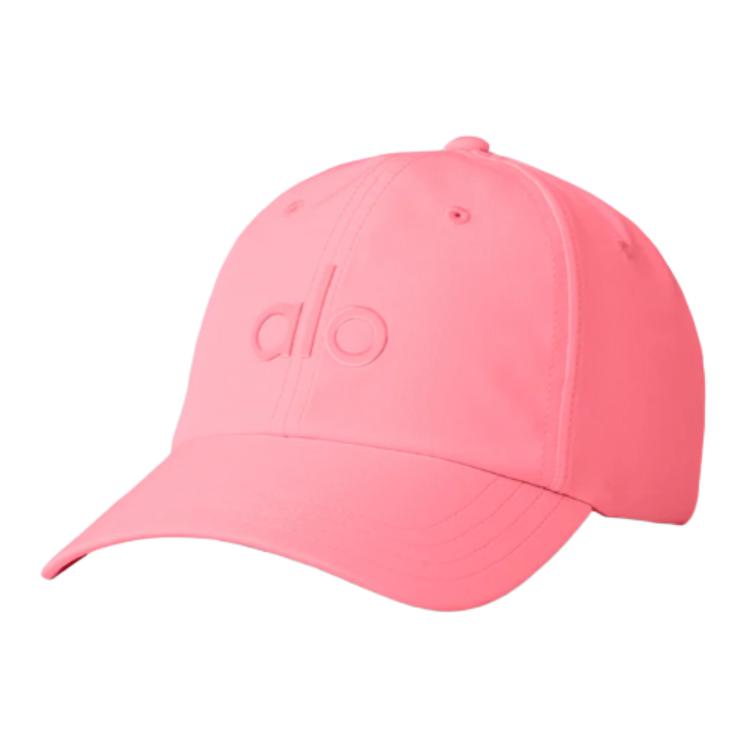 

Alo Yoga Хлопковая бейсболка унисекс розовая, Pink