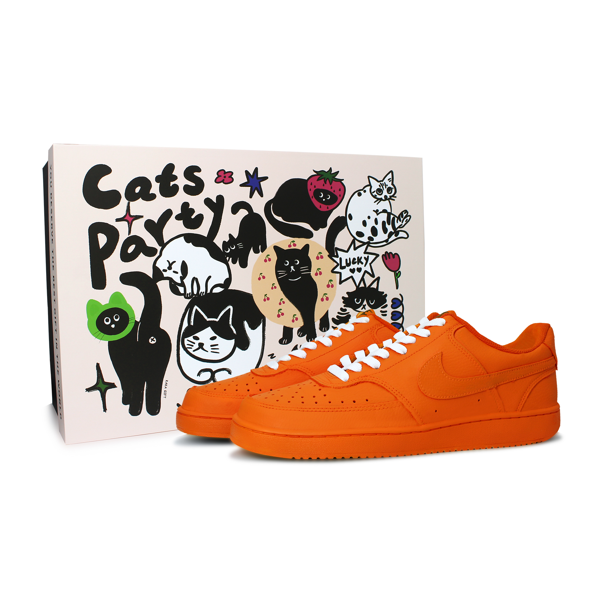 

Nike Кроссовки для скейтбординга Court Vision 1 Low Top, мужские, оранжевые