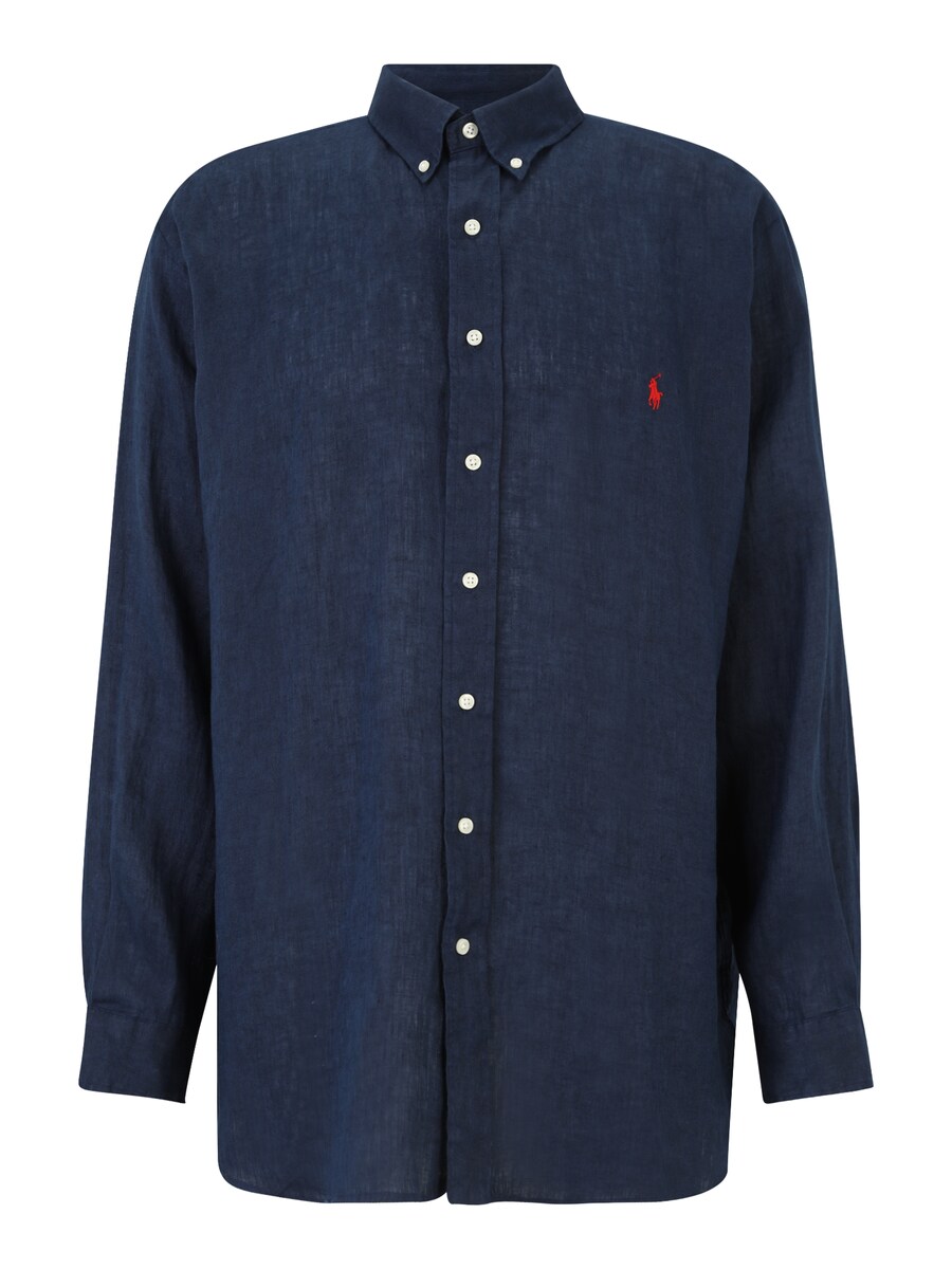 

Удобная рубашка на пуговицах Polo Ralph Lauren Big & Tall, темно-синий