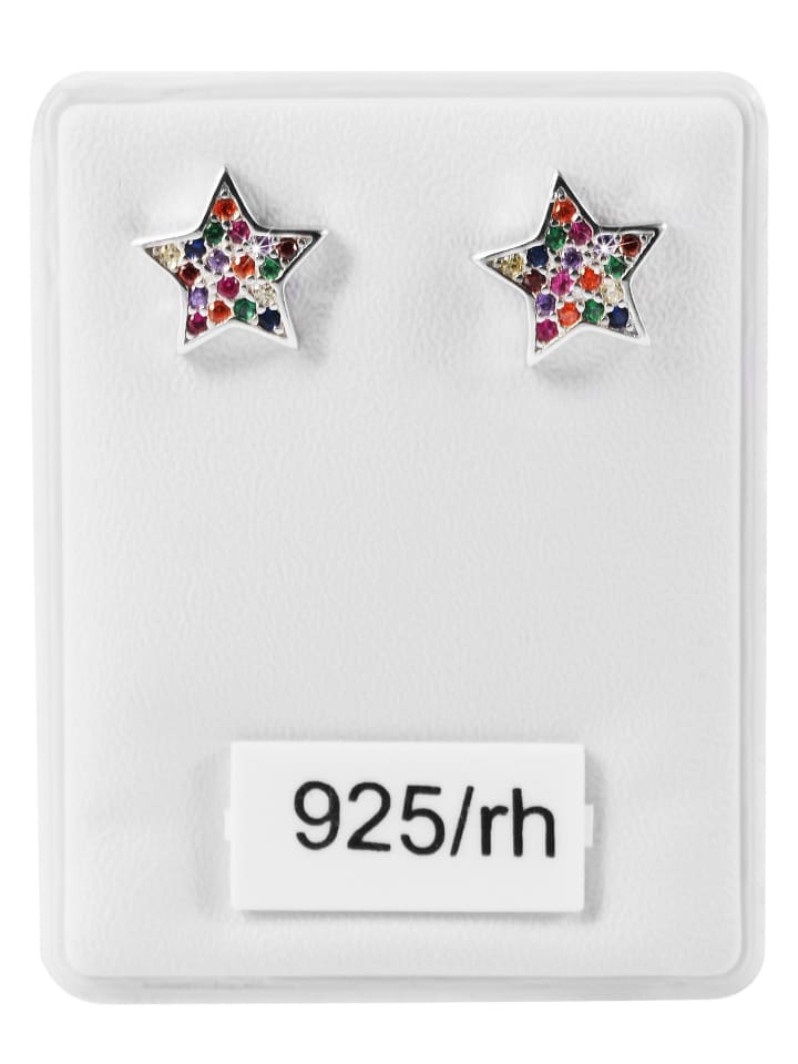 

Adeliás Женские серьги - серьги-гвоздики из серебра 925 пробы с кубическим цирконием в серебряной оправе