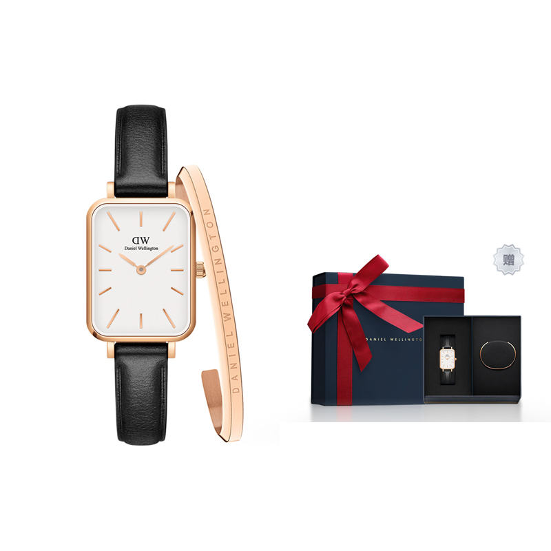 

DW/DanielWellington Часы Daniel Wellington Wrist Watch Quartz Movement Genuine Leather Strap White Dial Women's Watch