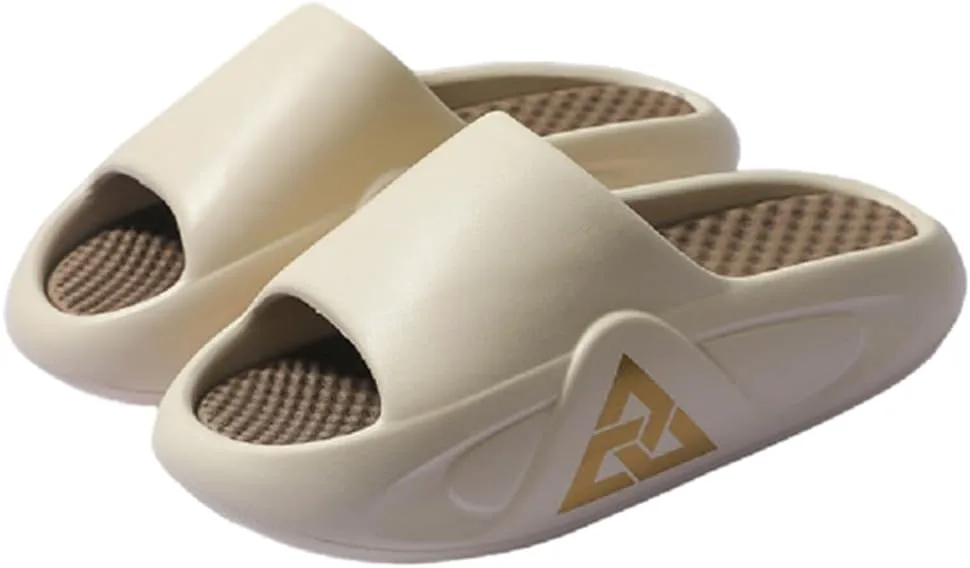 

Мужские повседневные тапочки, сандалии с двойным слоем и мягкой стелькой, противоскользящие с толстой подошвой, легкие и износостойкие для использования на улице и на пляже BYDZKJ