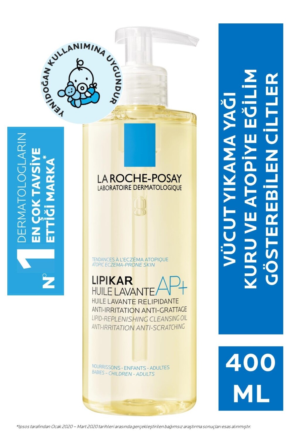 

La Roche-Posay Posay Lipikar Очищающее масло Ap+ 400 мл Масло для душа LA ROCHE POSAY