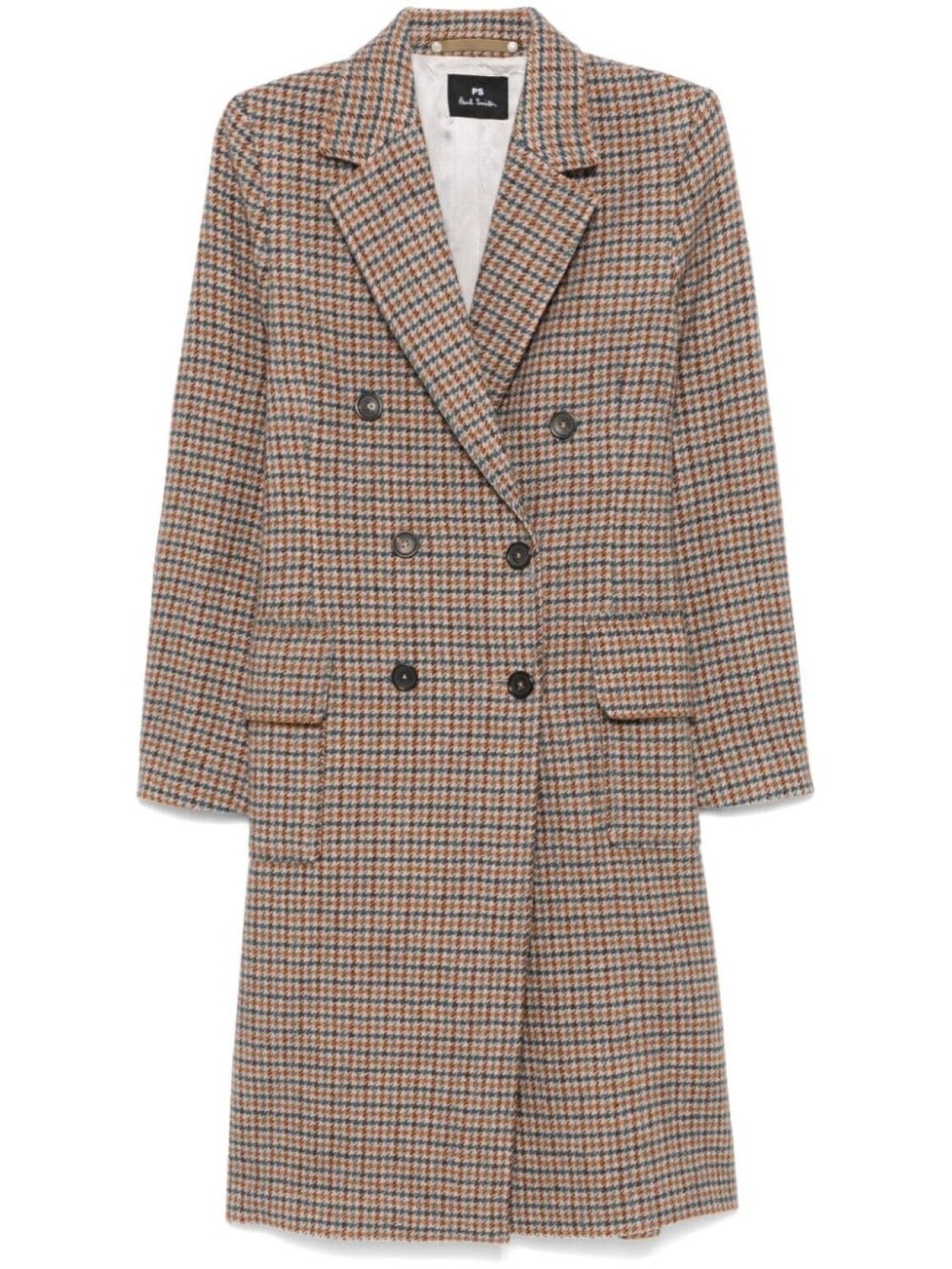 

PS Paul Smith пальто в ломаную клетку, желтый