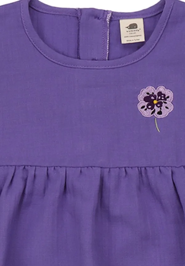 Королевское лавандовое платье без рукавов, трикотажное платье Walkiddy, Purple — фото 4