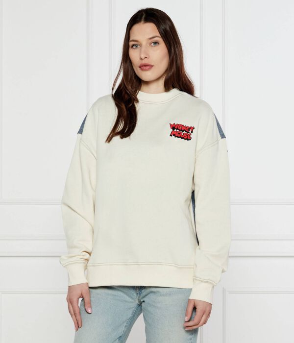 

Свитер Микки и Минни Desigual x Disney Oversize fit Desigual, экрю