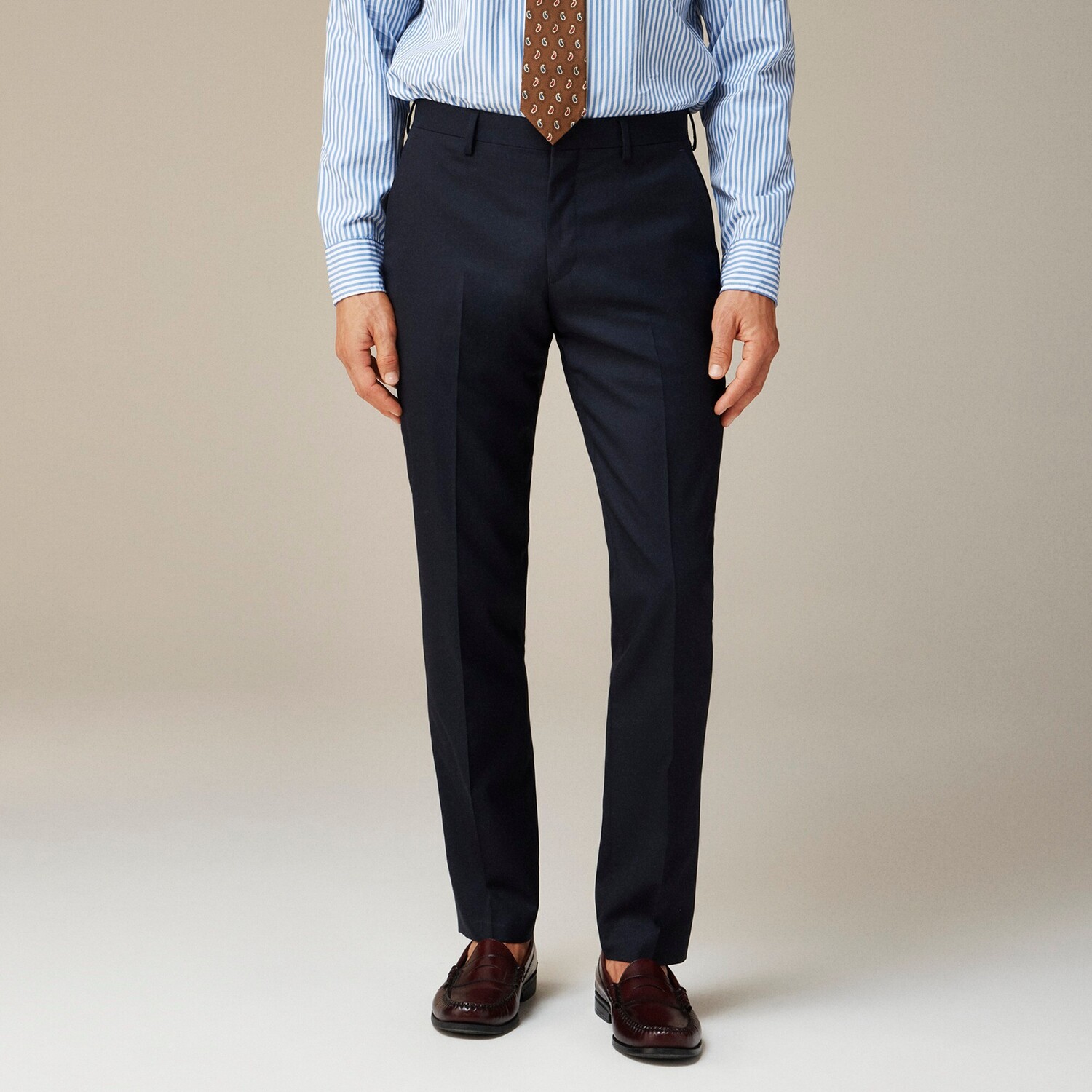 

Брюки Ludlow облегающего кроя из итальянской шерсти J.Crew, синий