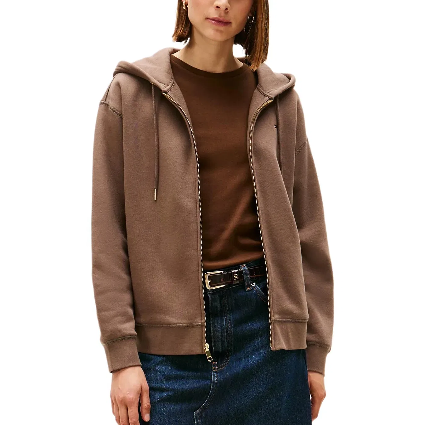 Куртка женская Tommy Hilfiger, Dark Brown — фото 3