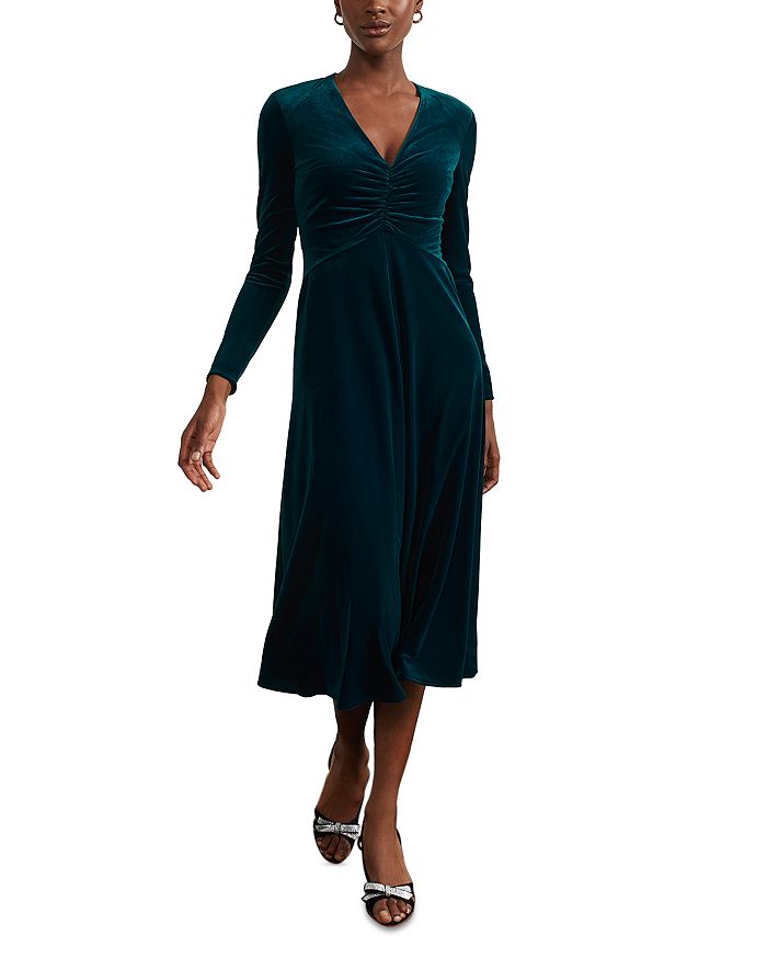 

Платье Clifton из велюра Limited Collection HOBBS LONDON, зеленый