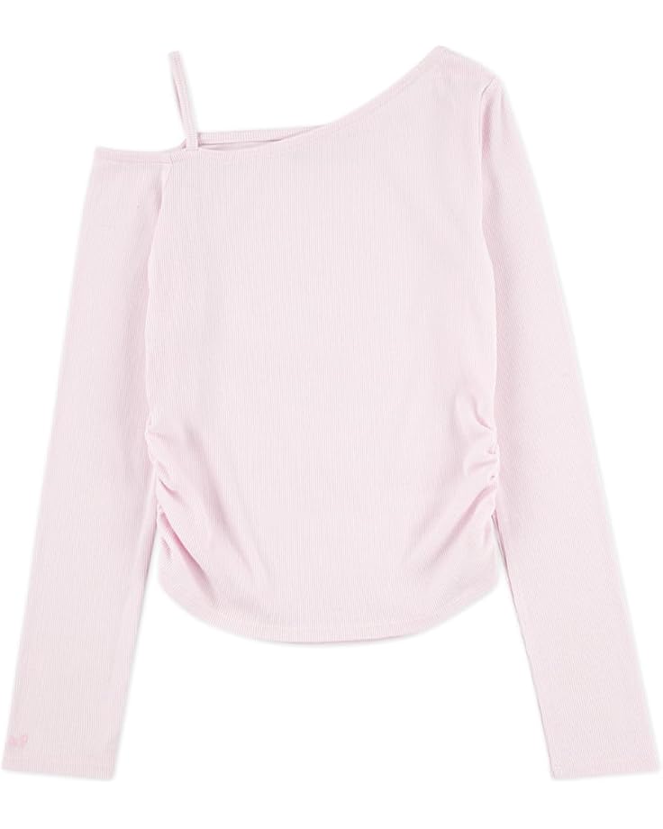 

Топ abercrombie kids Asymmetrical Ruched Long, цвет Cradle Pink