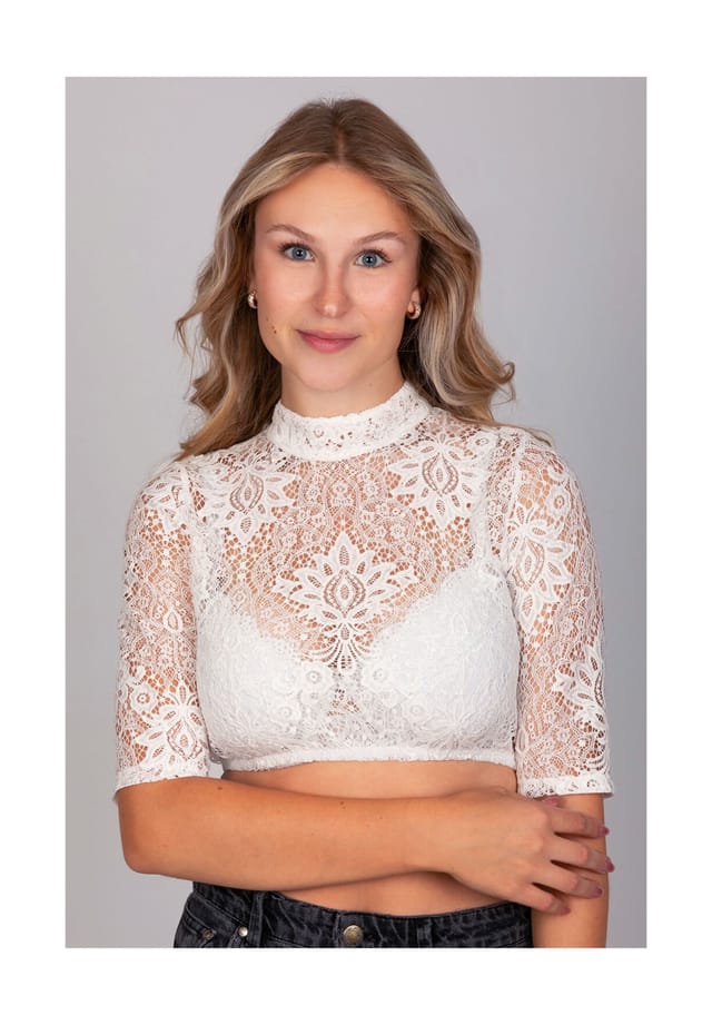 

Блузка Dirndl Sissi кремовая Edelnice, белый