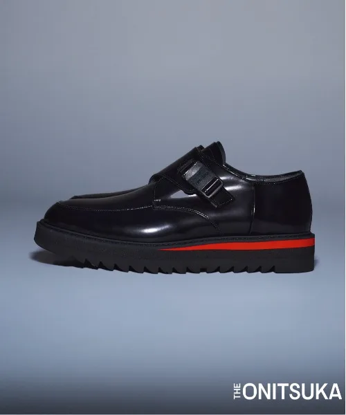 Унисекс туфли-монки с регулируемым ремнём MONK-S THE ONITSUKA чёрные