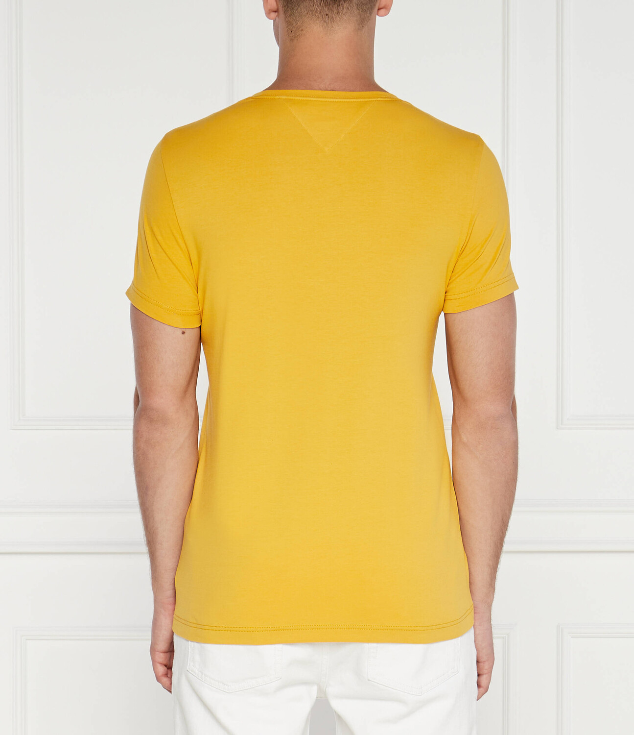 Футболка Tommy Hilfiger Slim Fit stretch, цвет senape — фото 4