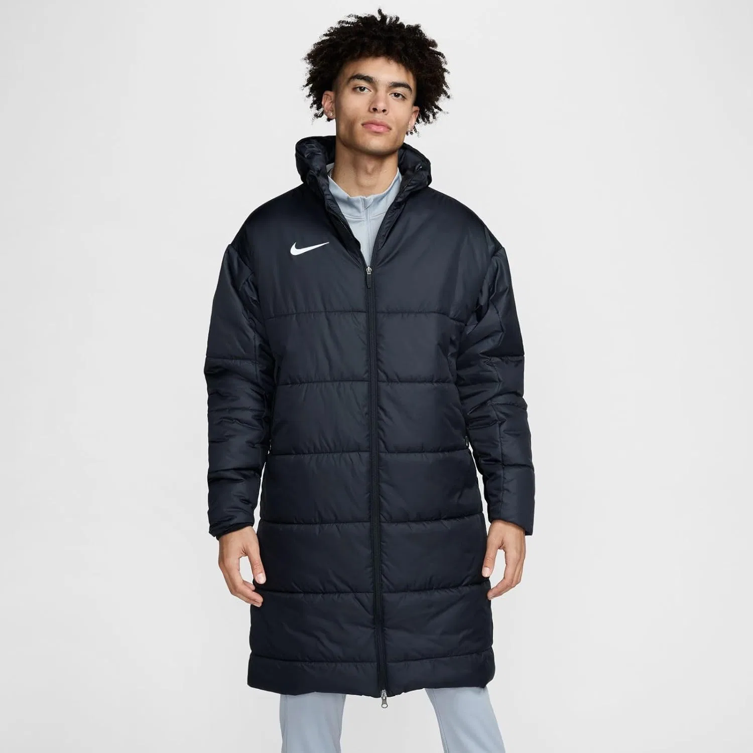 Куртка ветрозащитная Nike, Black/White — фото 2