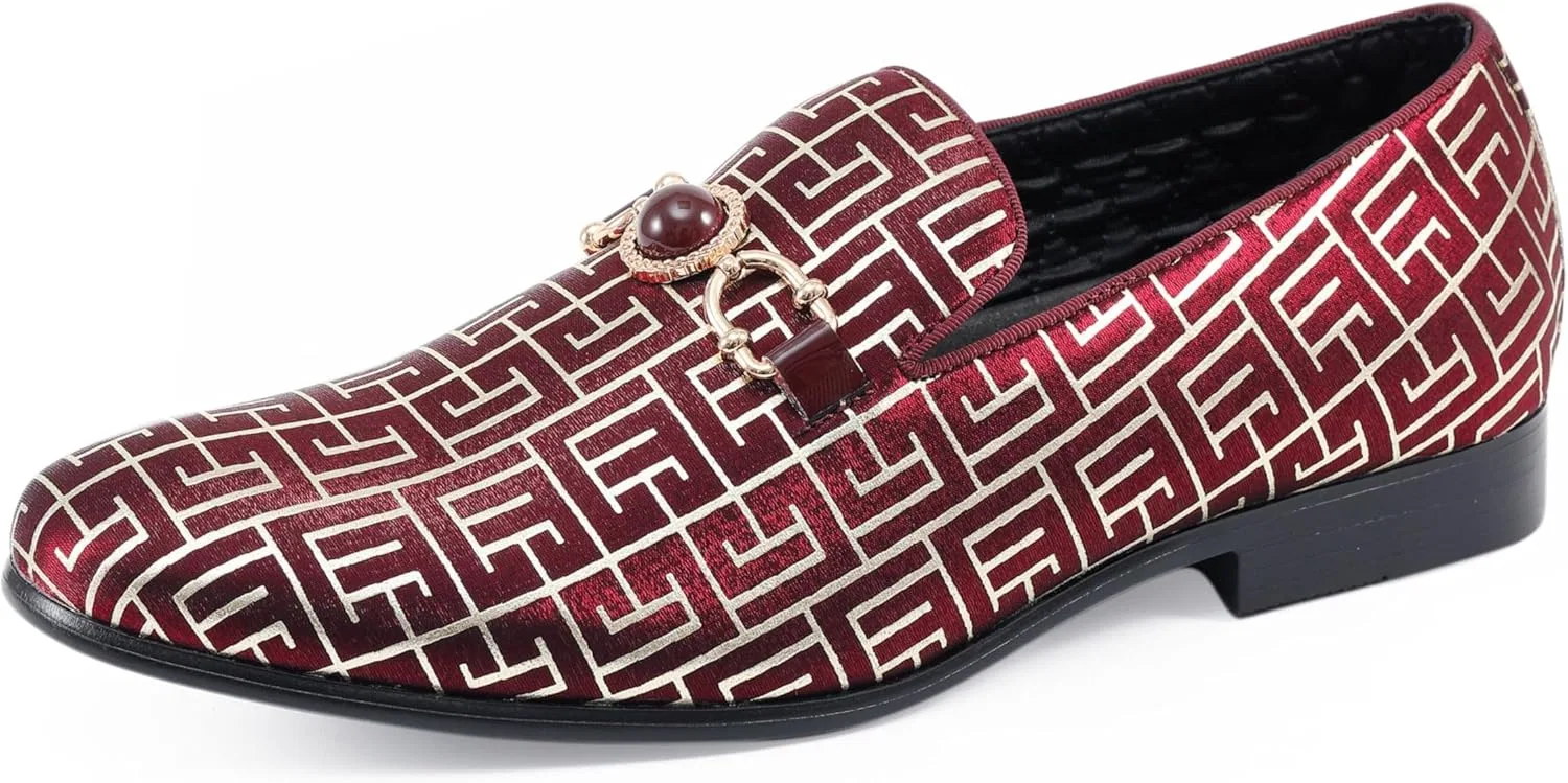 Лоферы элегантные мужские, Burgundy (Kazimar) Amali