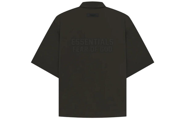 Рубашка drop2 ss23 short-sleeve nylon shirt 'off-black' Fear Of God Essentials, черный — фото 2