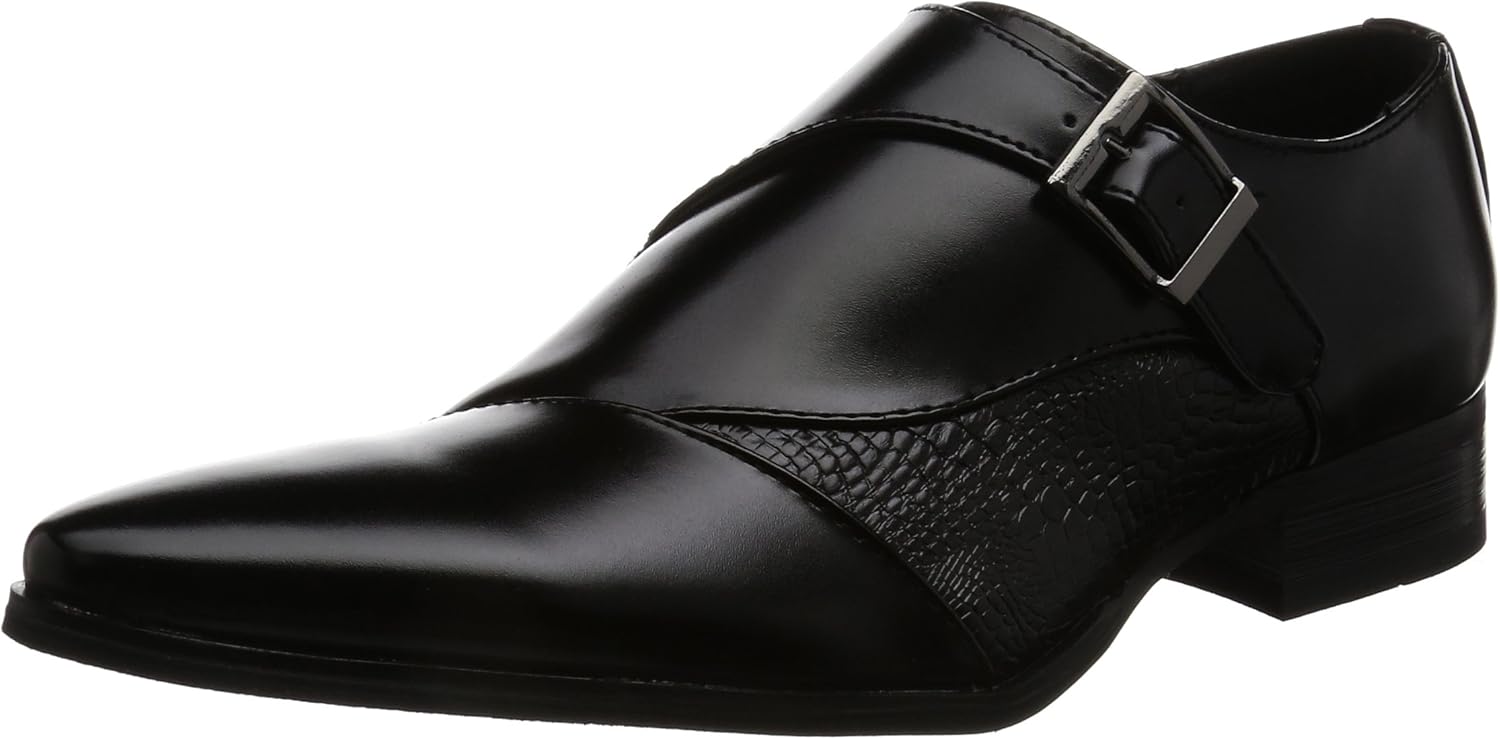 

Мужская обувь, слипоны, монки, текстурированная поверхность, стелька с эффектом памяти, водоотталкивающая MM/one, черный