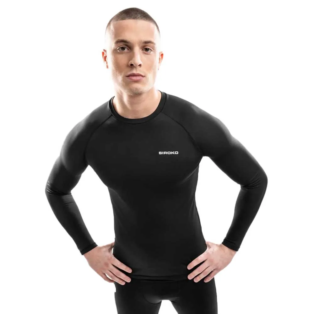 

Базовый слой Siroko Le Mur long sleeve, черный