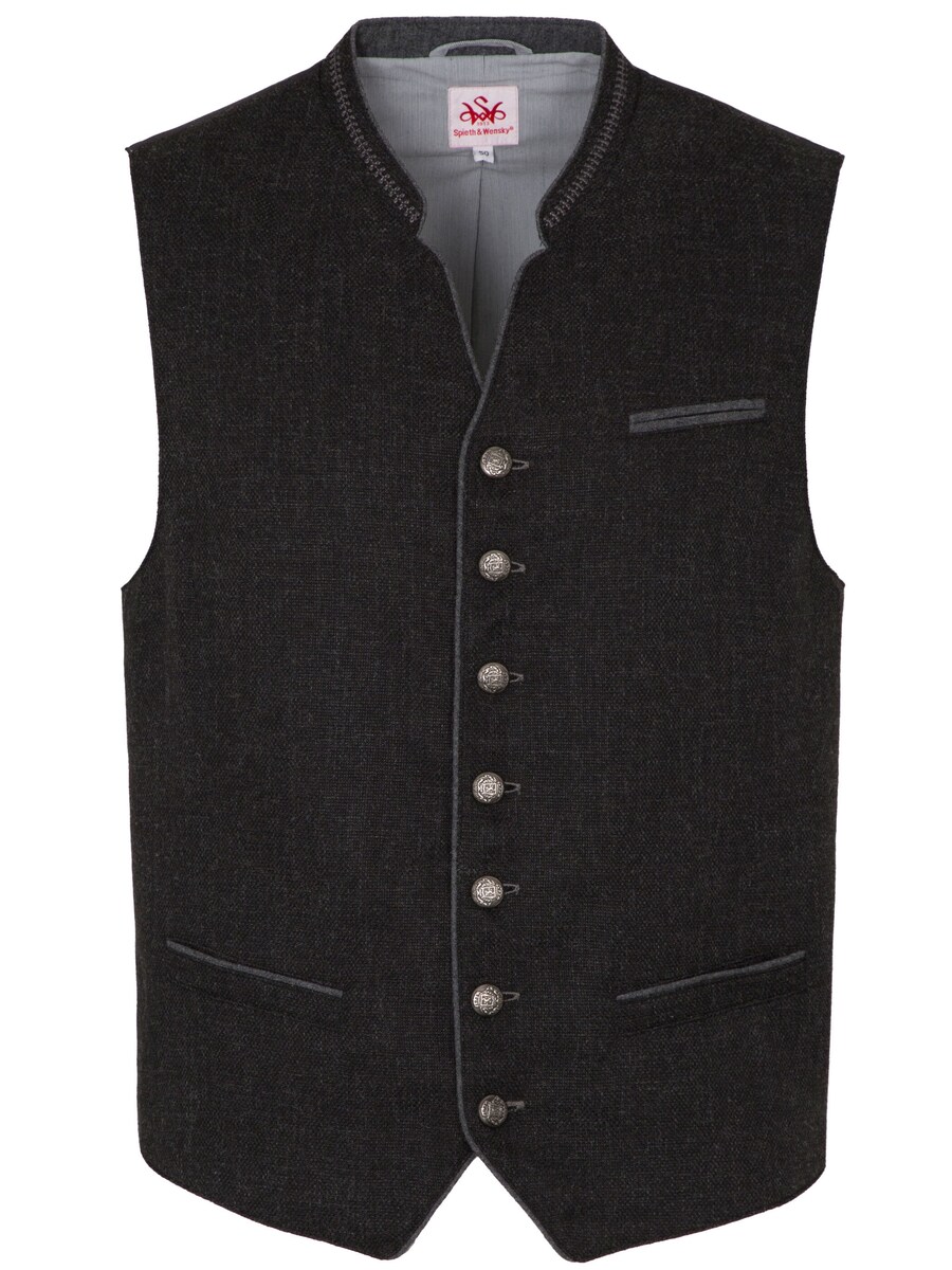

Традиционный жилет SPIETH & WENSKY, темно-серый