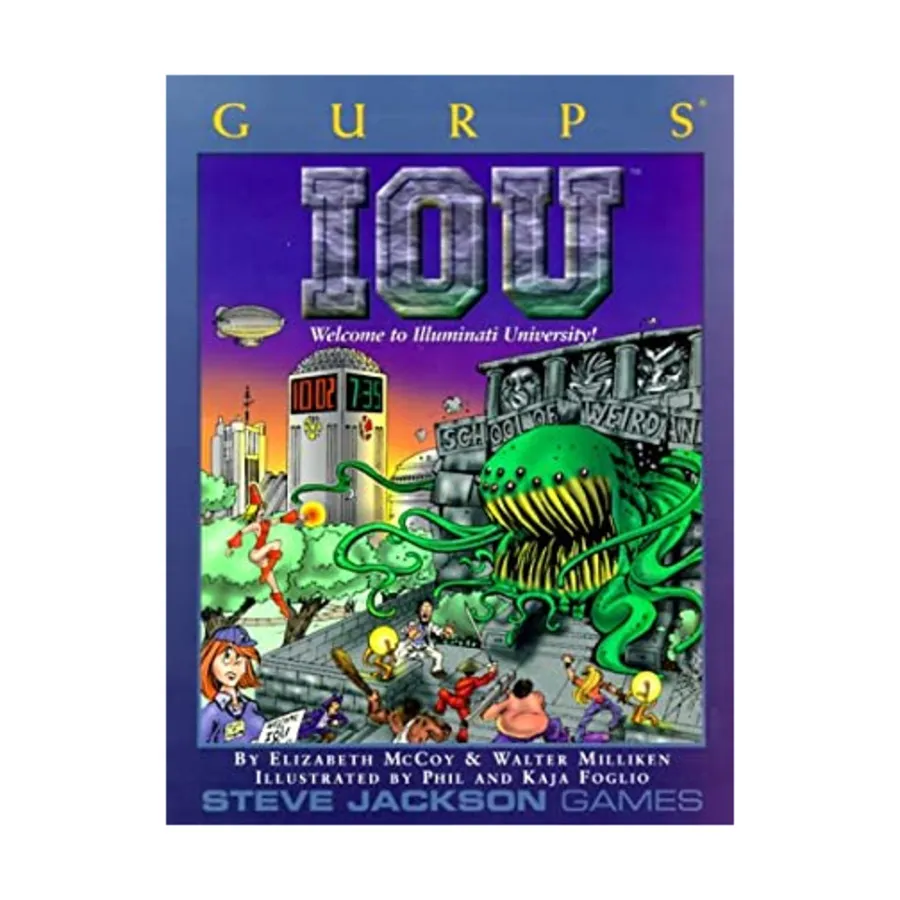 

IOU - Welcome to Illuminati University!, GURPS (1st-3rd Edition) - Genre Toolkits, мягкая обложка