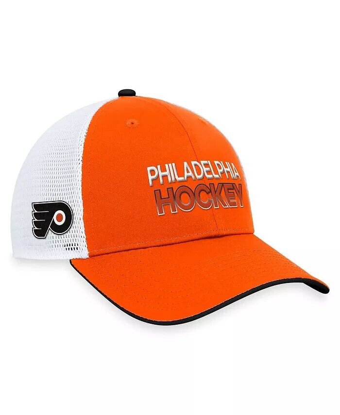 

Мужская оранжевая кепка Philadelphia Flyers Authentic Pro Rink Trucker Adjustable Fanatics