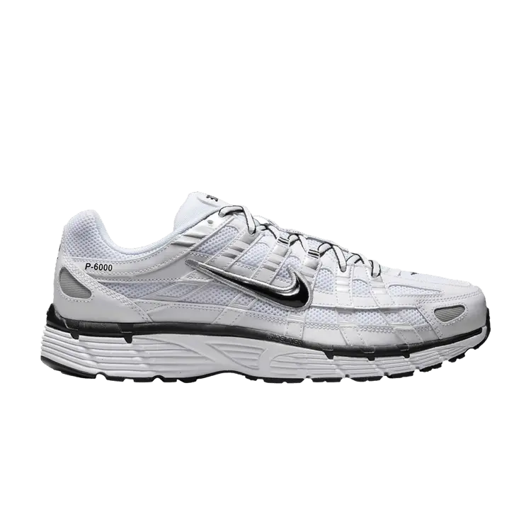 

Кроссовки Nike P-6000 White Metallic Silver Black, белый