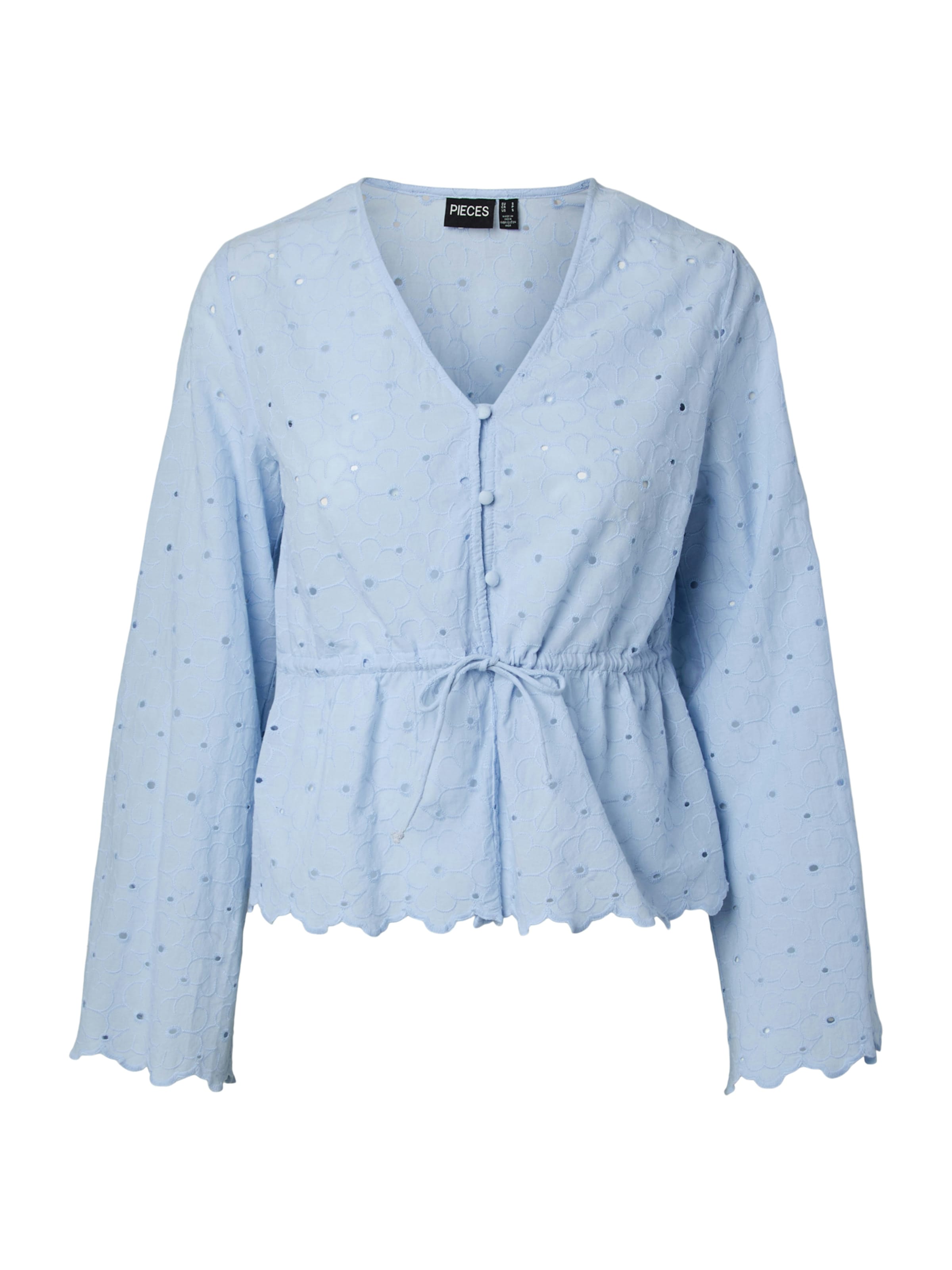 

PIECES Блузка 'PCARMORINE' в светло-голубом цвете